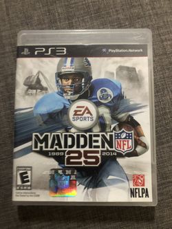 PS3 MADDEN 25