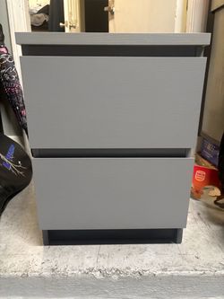 IKEA GREY NIGHTSTAND ONLY ONE