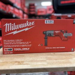 Milwaukee M18 18V Lithium-Ion Brushless Cordless 1 in. SDS-Plus D-Handle Rotary Hammer (Tool-Only)