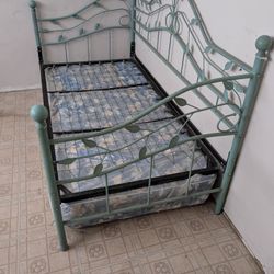 DAY BED WITH MATTRESS -PICK UP ONLY LOCATED IN EL MONTE-$100