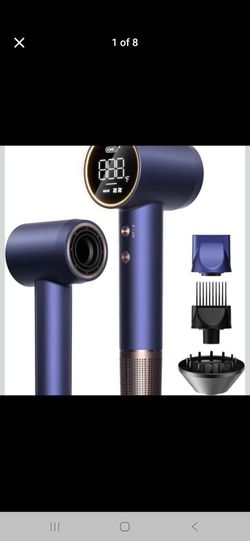 High Speed Hair Dryer Pro Ionic Blow Dryer with Diffuser Comb Attachments