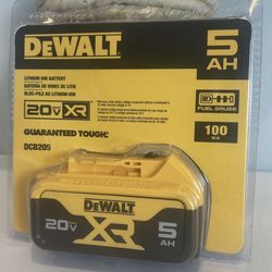 **Two** DEWALT 20 -Volt Lithium-ion (5.0 Ah) Batteries