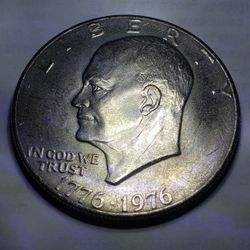 1976 Eisenhower Silver Dollar