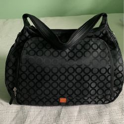 Pocapod Black Diaper Bag