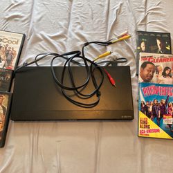 DVD player with movies