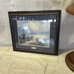 Wall Art: Kinkade- "A Light In The Storm"