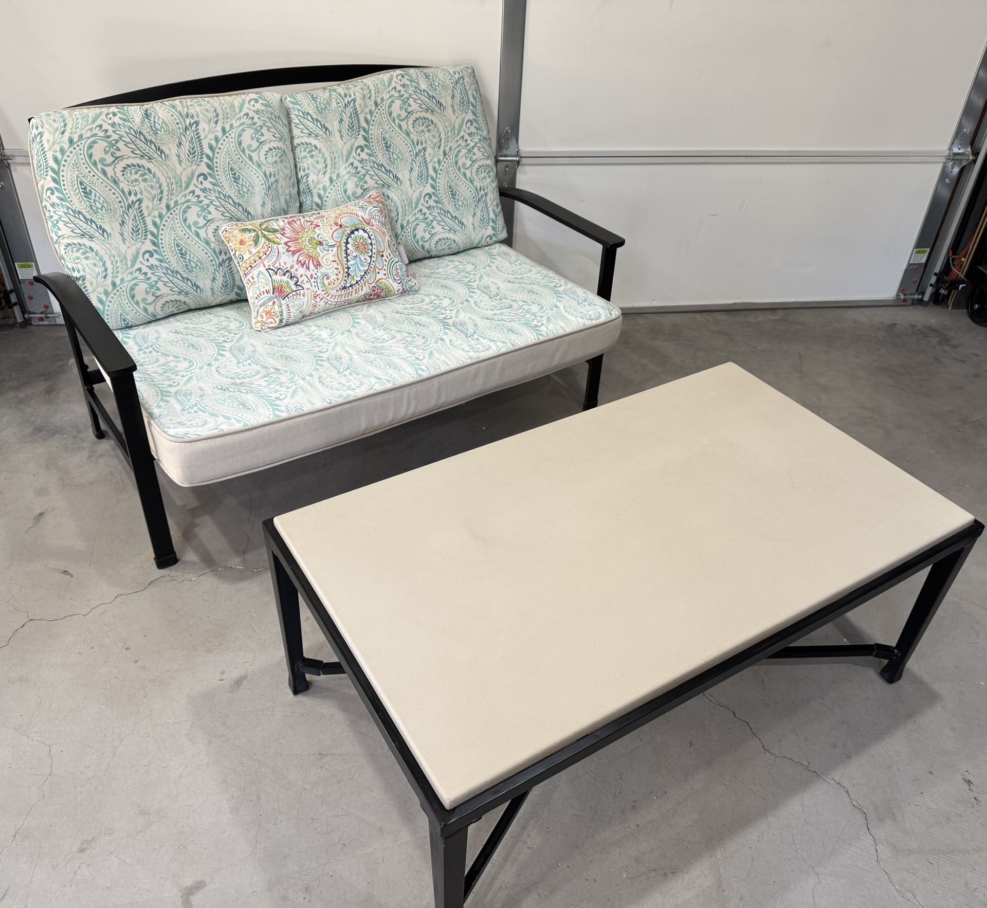 Patio Set, Rocker Bench and Coffee Table. -35ave & Glendale.
