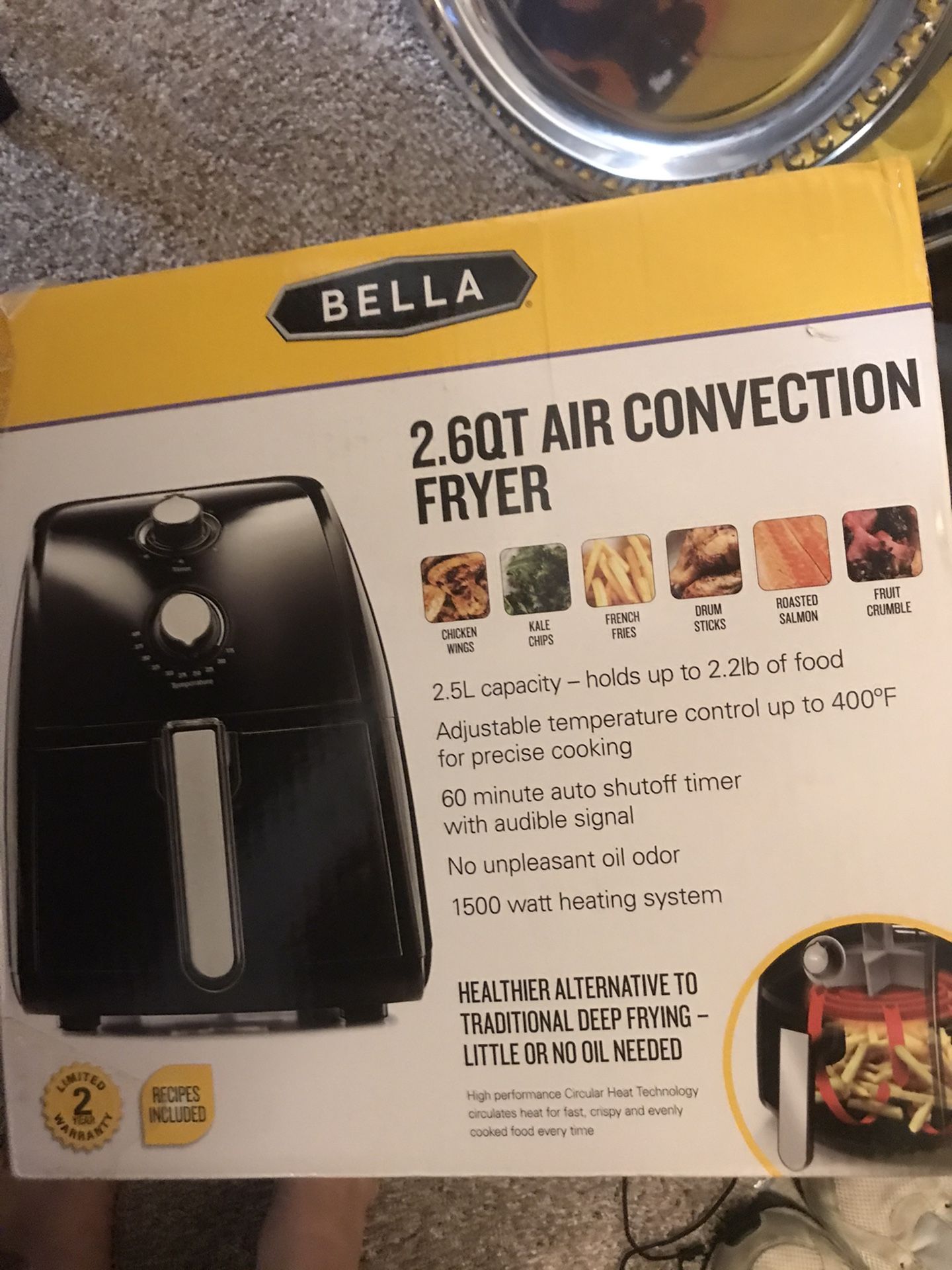 Deep fryer never used