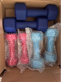 Dumbbell set 8, 5 & 3 LB