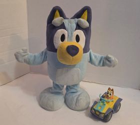 💙 INTERACTIVE DANCING BLUEY PLUSH + BLUEY VEHICLE 🚙🎶🐾