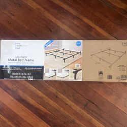 NEW-UNOPENED Adjustable Metal frame  (from Twin to Queen)