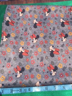 Minnie Mouse Fall Fabric by the Yard