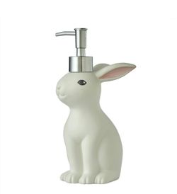 Brand New White Rabbit Soap/Lotion Dispenser