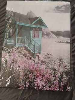 Three canvas paintings