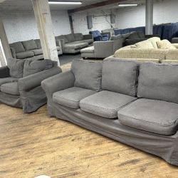 Delivery Available ikea sofa loveseat couch set