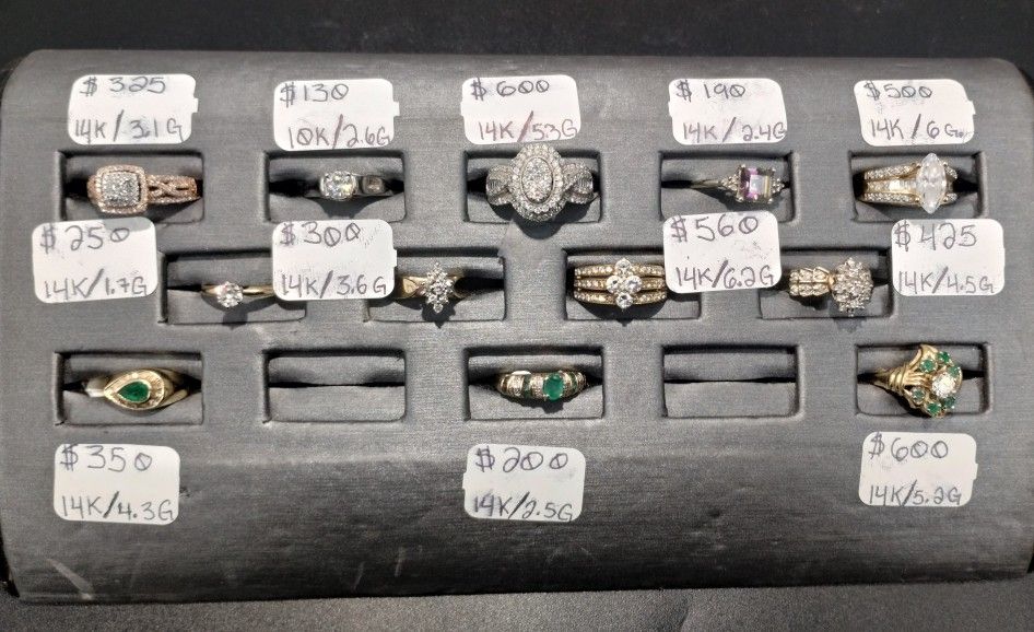 Gold/Diamond Rings