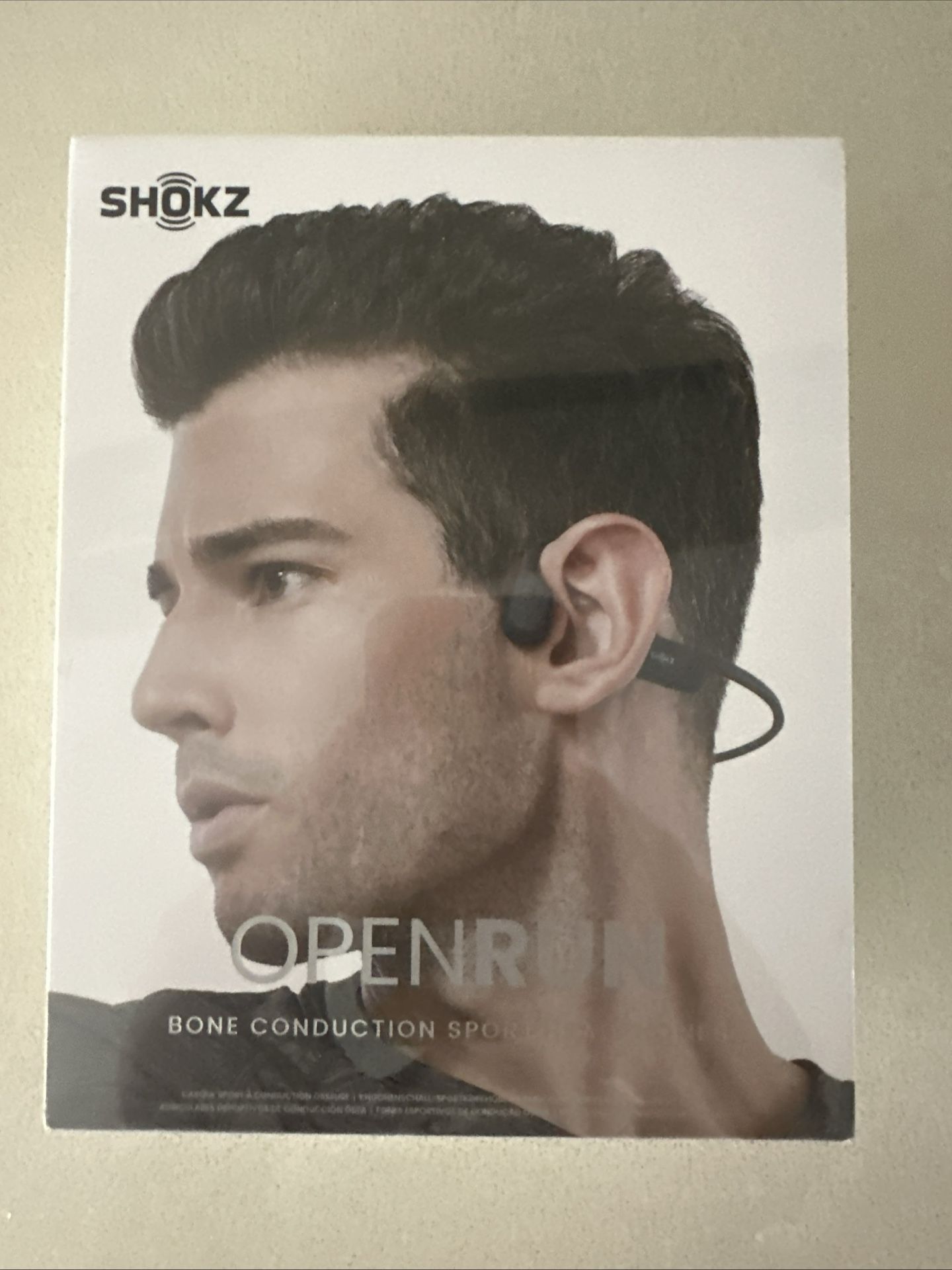 NEW Shokz OpenRun Bone Conduction Open-Ear Endurance Headphones - Black