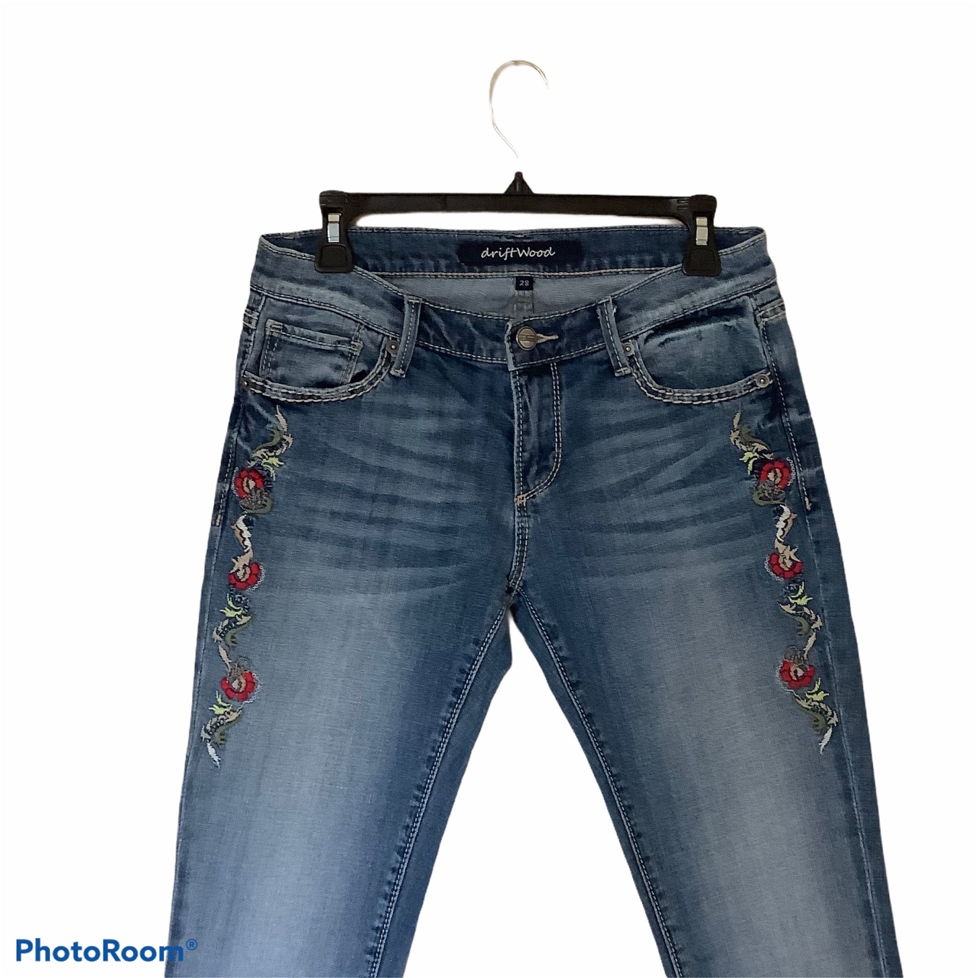 Driftwood Embroidered Jeans