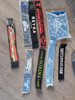 Random bar mats. Home bar.