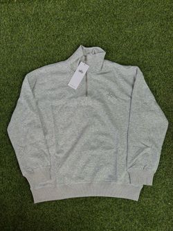 Alo Quarter Zip Sweater (Gray)