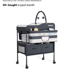 New In Box Baby Changing Table with Storage