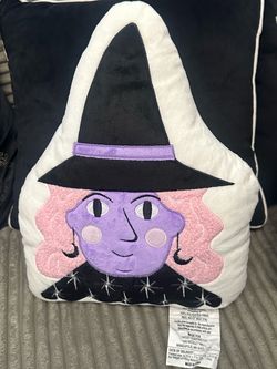 Witch Novelty Shaped Throw Pillow