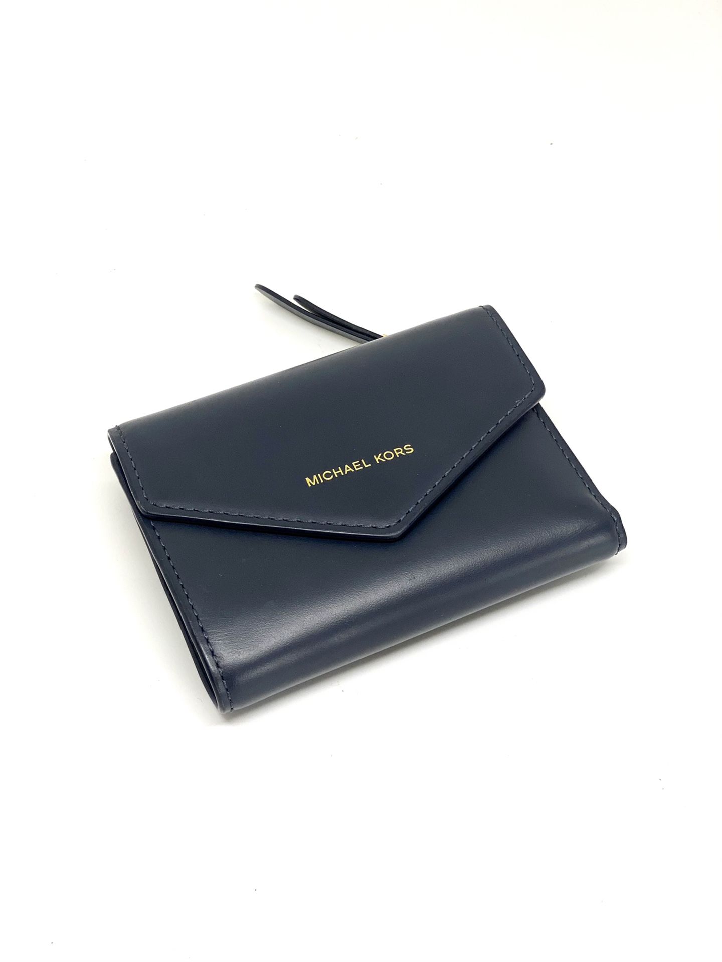 MICHAEL KORS SMALL LEATHER ENVELOPE TRIFOLD WALLET