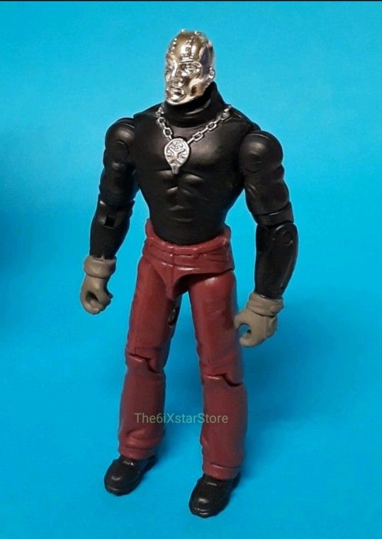 GI JOE Destro Action Figure Cobra 2003 Hasbro Spy Troops Comic Series Silver