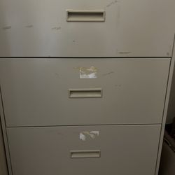 File Cabinets And Desk