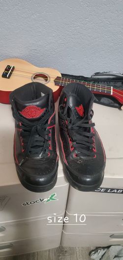 Air Jordan 2 Breds Black/red Size 10 Nike