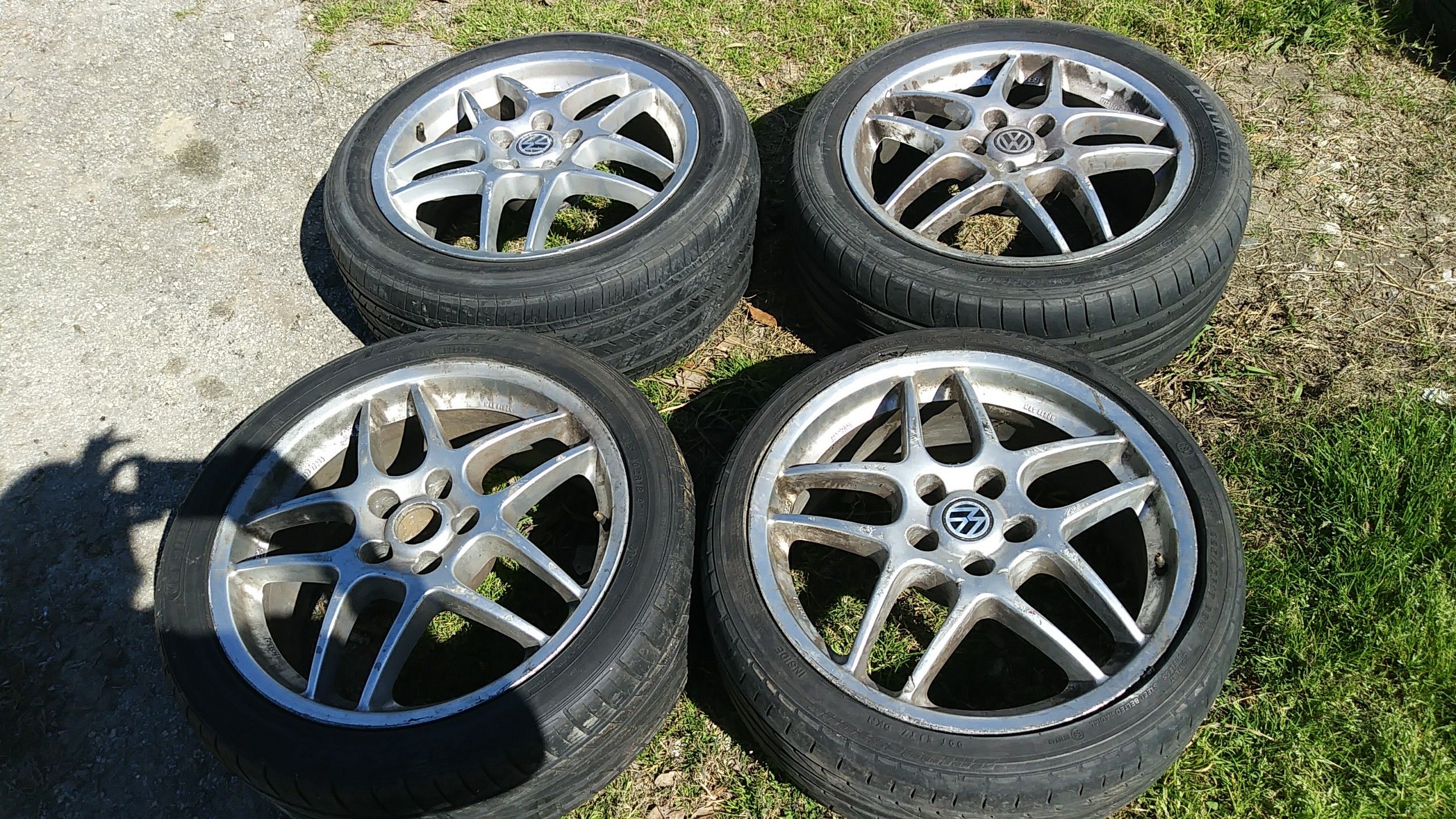 Vw/Audi BBS Wheels 18" 5 lug..5x112..missing 1 cap..tires no good