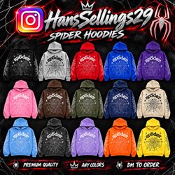 𝗖𝗟𝗢𝗧𝗛𝗘𝗦 | Spider Hoodies .