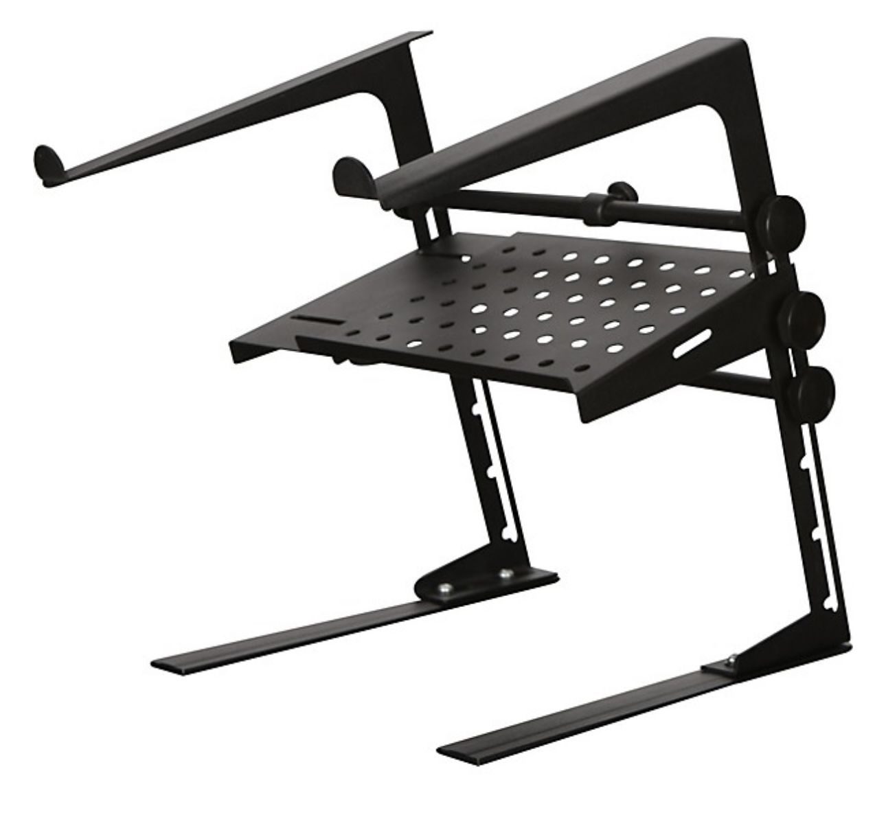 DR Pro DJ Laptop Stand and Shelf Bundle Black