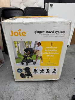 Joie Ginger Travel System with Mint Latch Car Seat
