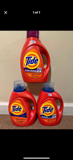 tide detergents ($10 each)