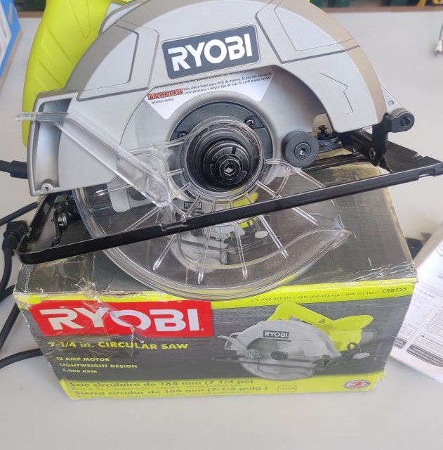 RYOBI 13 Amp Corded 7-1/4 in. Circular Saw for Sale in Smithville, TX  OfferUp