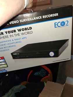 I have a surveillance system with cameras and the box.