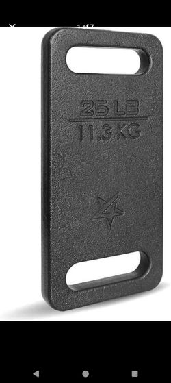 Yes4All Cast Iron Ruck Weight Plate for Rucking & Hiking
Training Weight Plate for Backpacks with Rounded Handle, Glossy Finish, Ideal for Weighted Wa