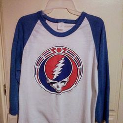 1985 Grateful Dead Spring Tour 3/4 Sleeve Vintage Shirt