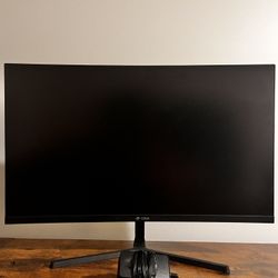 Crua 24” curved gaming monitor 180 fps 
