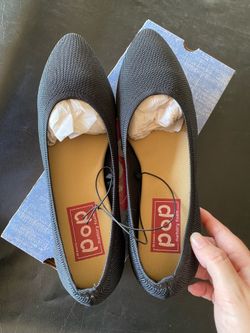 Brand New Pop Memory Foam Black Flats – Women’s Size 8