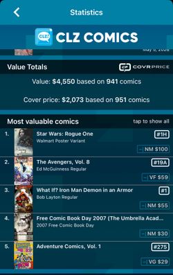 Large comic collection