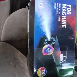 Brand New DJ Smoke Machine With Disco Lights And Different Colors Of Lights No