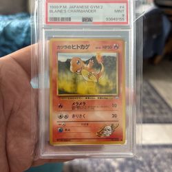Blaines Charmander Gym 2 Pokemon TCG PSA9