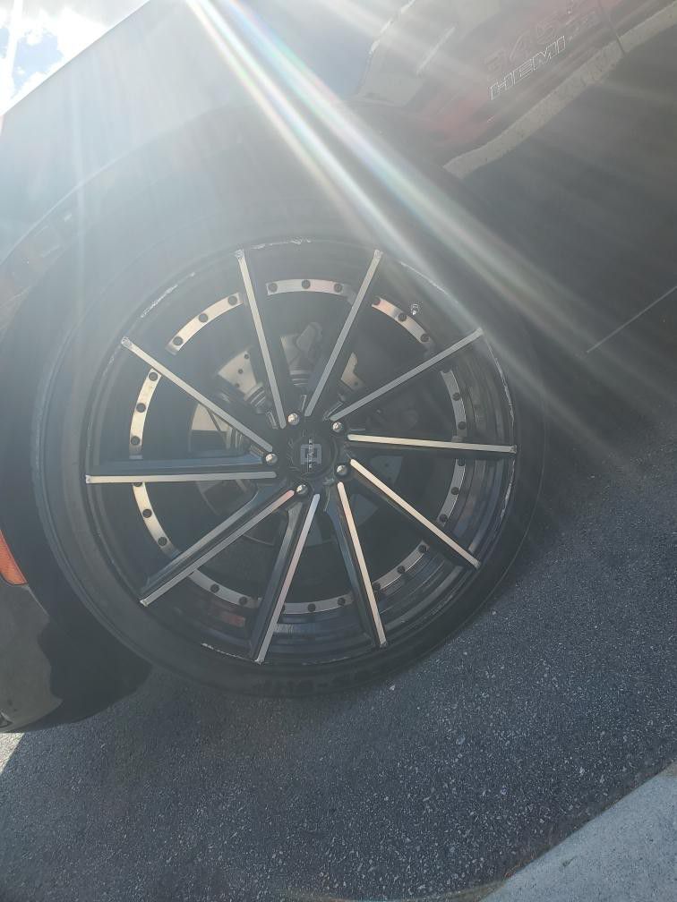 22" Rims with tires