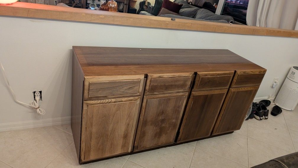 Solid Wood Credenza Buffet