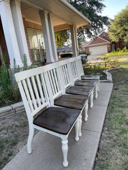 Wooden chairs