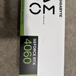🎮 GPU – (Brand New) GIGABYTE GeForce RTX 4060 AERO OC 8GB