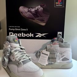 PlayStation x Reebok Pump Omni Zone II 30th Anniversary Size 12