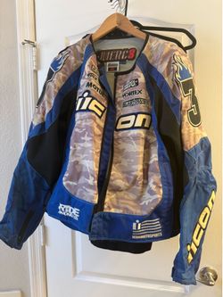 Icon Marc 3 Leather motorcycle jacket -XL